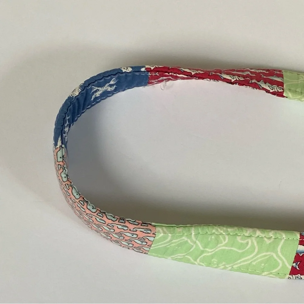 Vineyard Vines Belt Size Large Boy’s D Ring Canvas D-Ring Patchwork Preppy girls